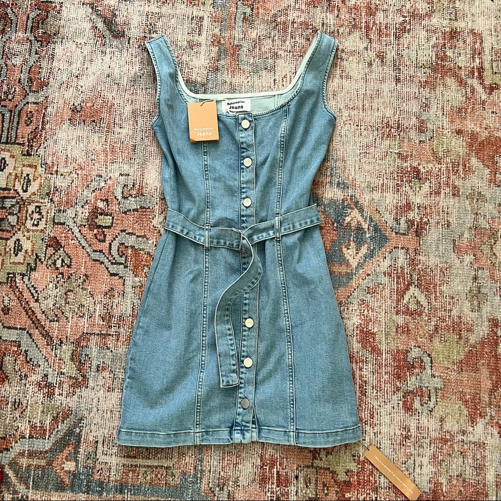 Reformation denim dress